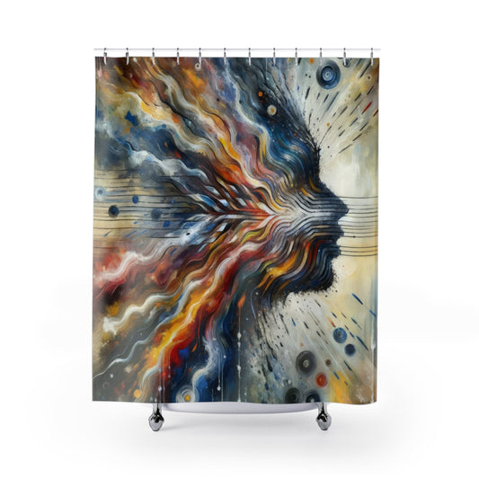 Empathetic Awakening Dynamic Shower Curtains - ATUH.ART