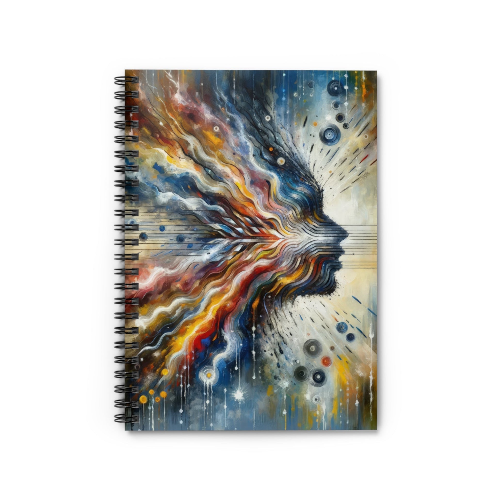 Empathetic Awakening Dynamic Spiral Notebook - Ruled Line - ATUH.ART