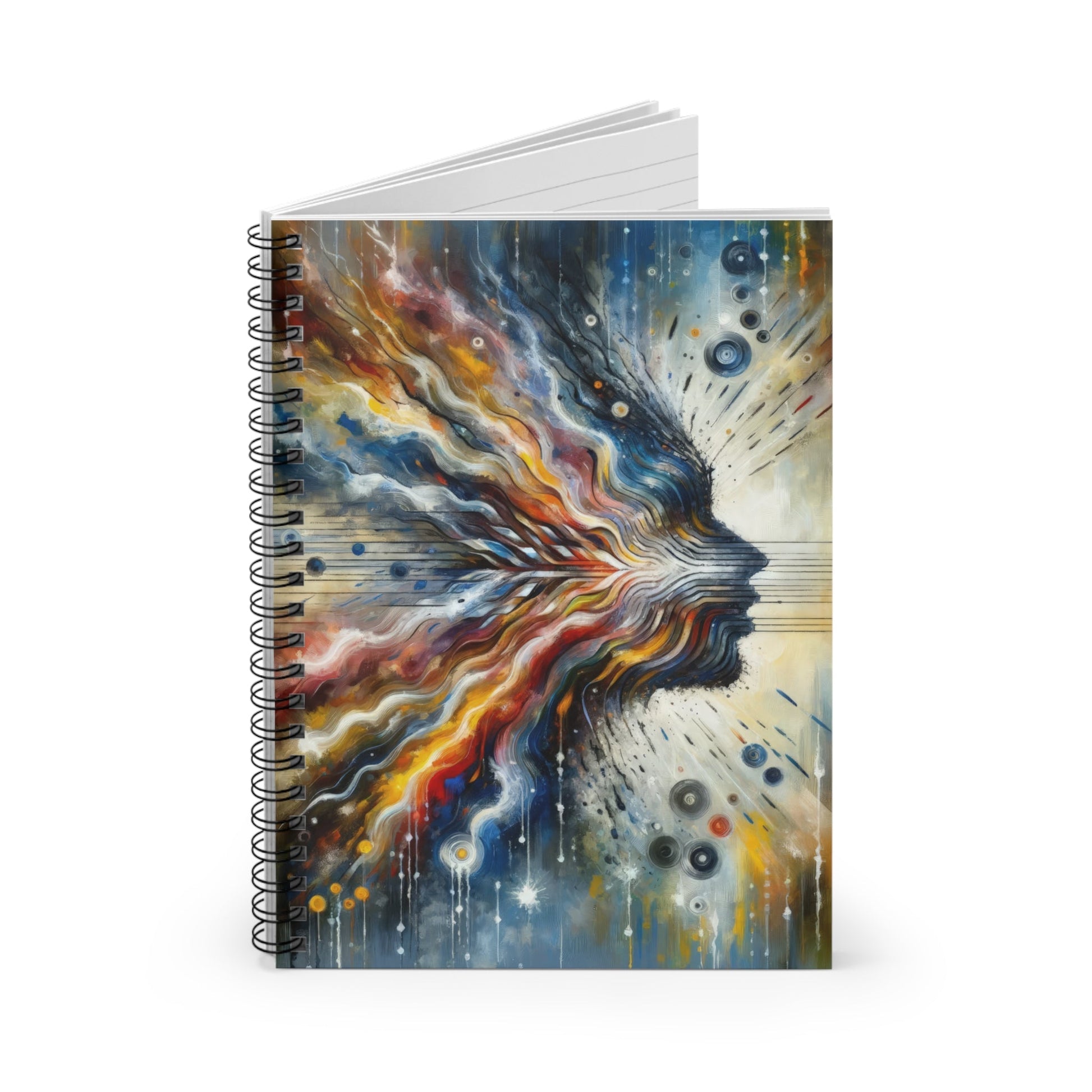 Empathetic Awakening Dynamic Spiral Notebook - Ruled Line - ATUH.ART