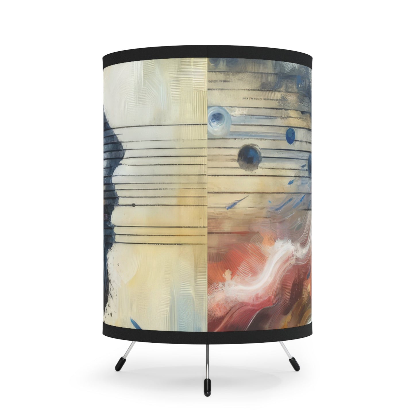 Empathetic Awakening Dynamic Tripod Lamp with High-Res Printed Shade, US\CA plug - ATUH.ART