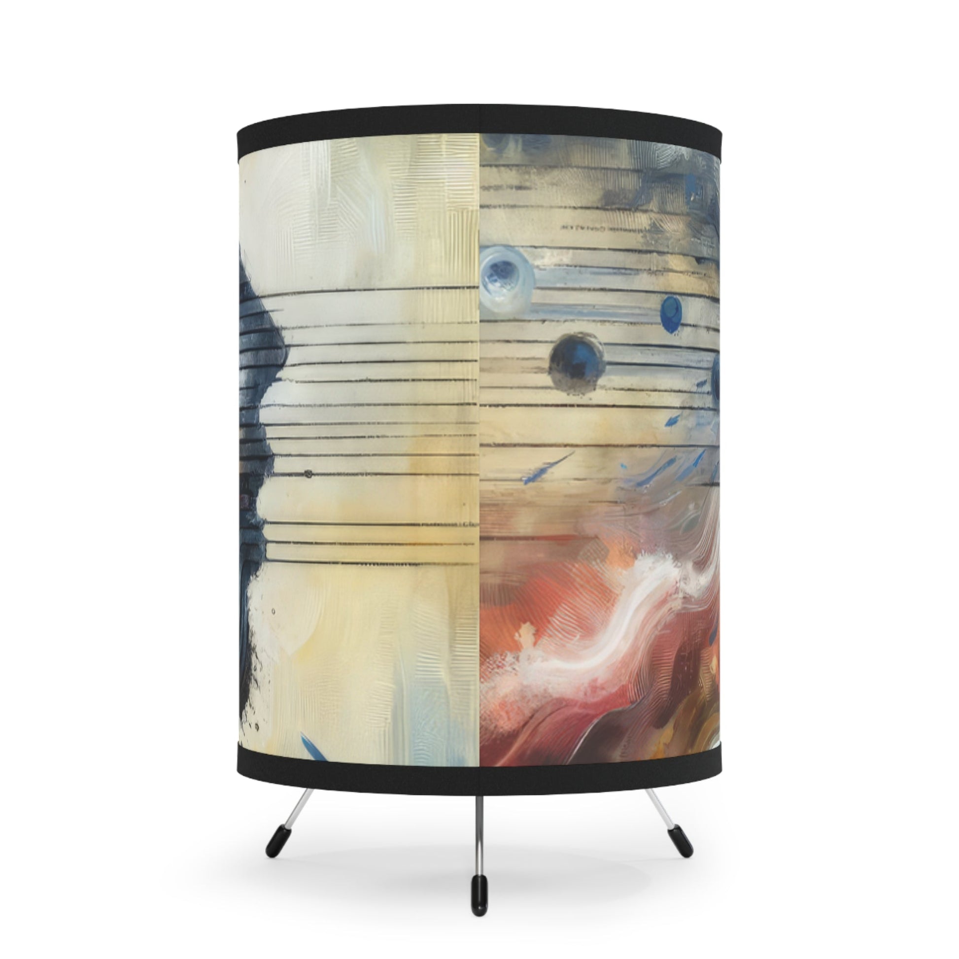 Empathetic Awakening Dynamic Tripod Lamp with High-Res Printed Shade, US\CA plug - ATUH.ART