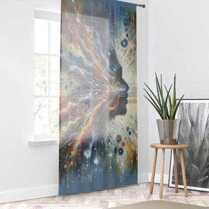 Empathetic Awakening Dynamic Window Curtain - ATUH.ART