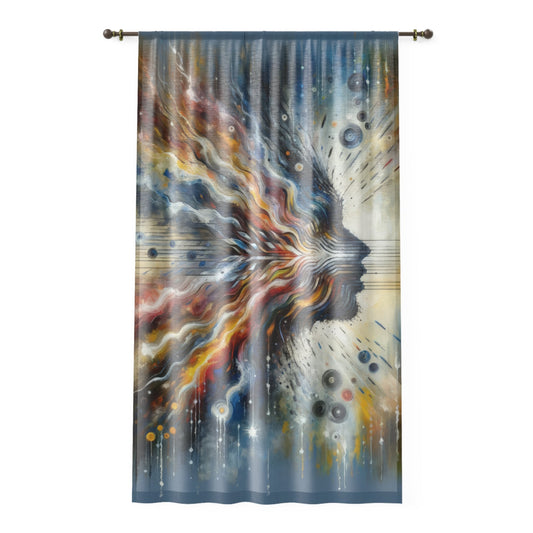 Empathetic Awakening Dynamic Window Curtain - ATUH.ART