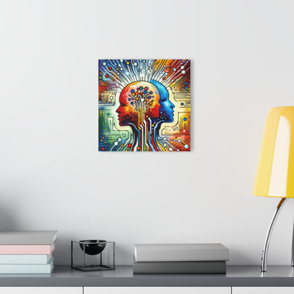 Empathetic Connection Abstract Acrylic Prints (French Cleat Hanging) - ATUH.ART