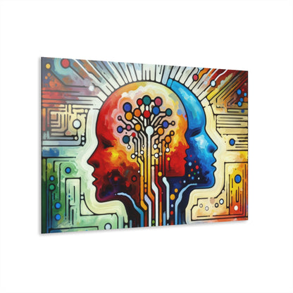 Empathetic Connection Abstract Acrylic Prints (French Cleat Hanging) - ATUH.ART