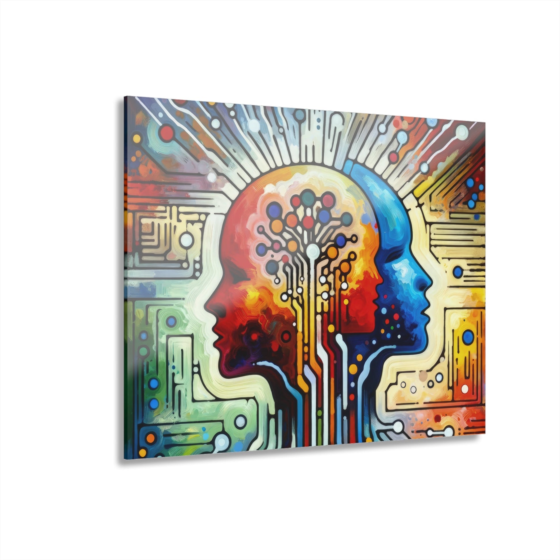Empathetic Connection Abstract Acrylic Prints (French Cleat Hanging) - ATUH.ART