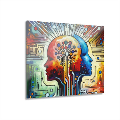 Empathetic Connection Abstract Acrylic Prints (French Cleat Hanging) - ATUH.ART