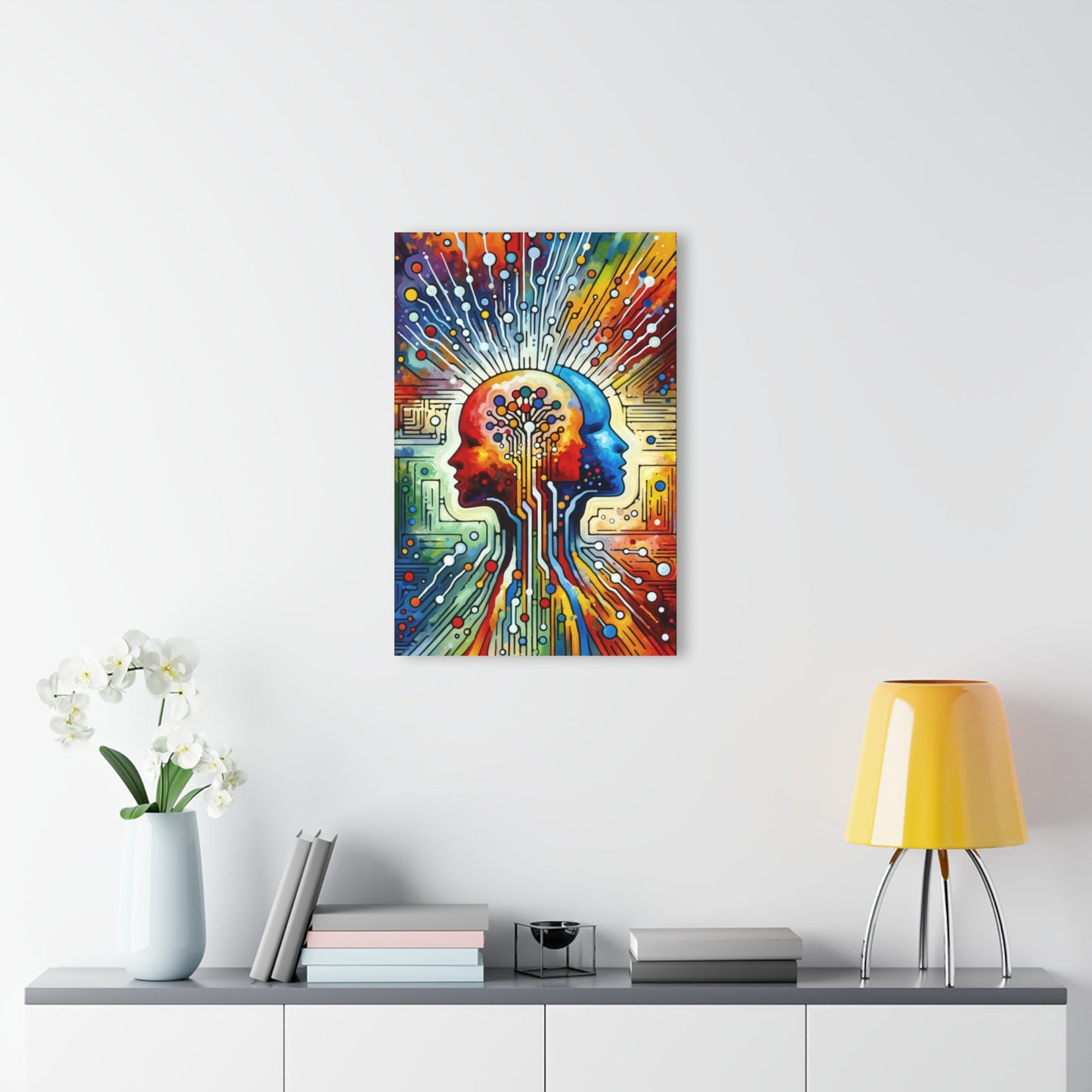 Empathetic Connection Abstract Acrylic Prints (French Cleat Hanging) - ATUH.ART