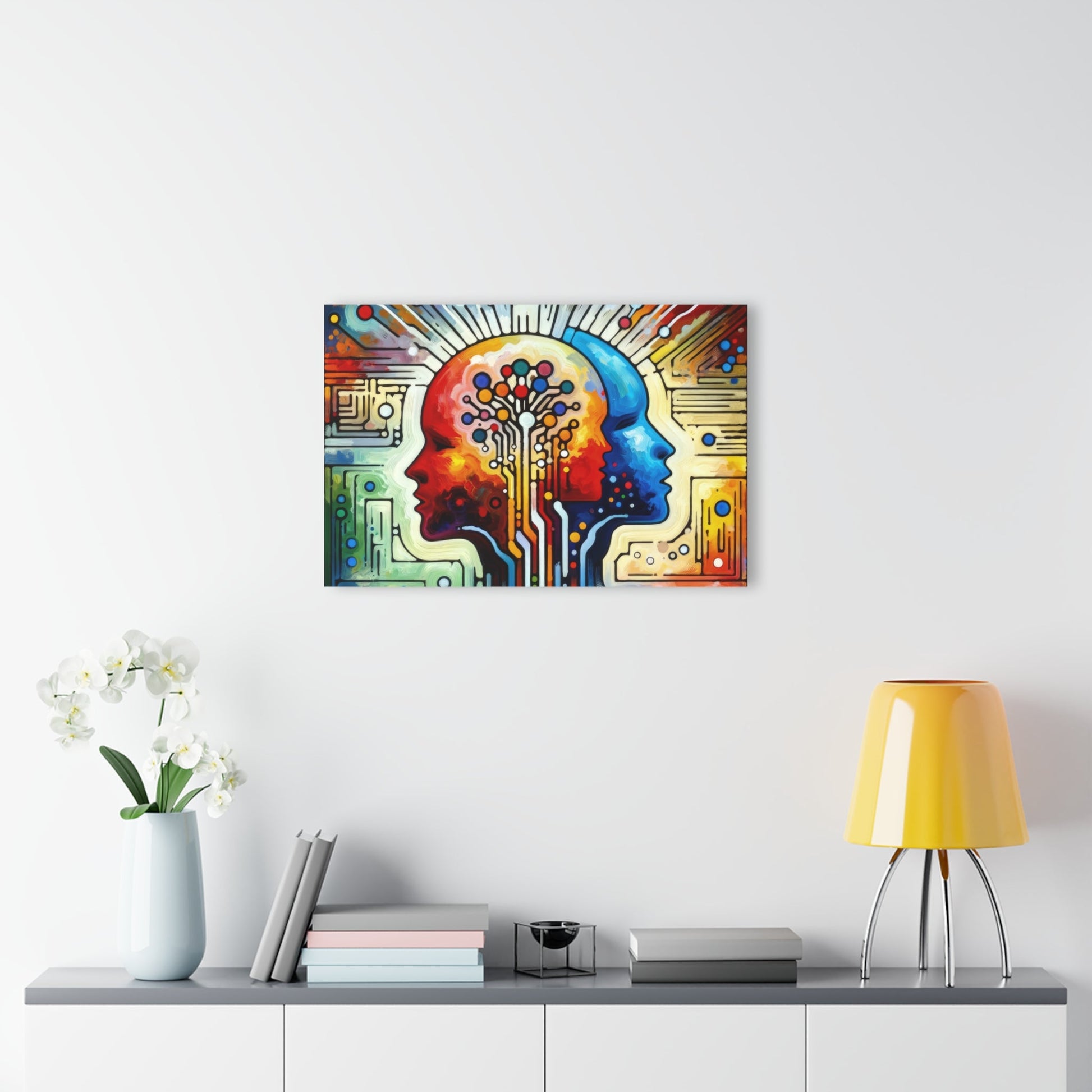 Empathetic Connection Abstract Acrylic Prints (French Cleat Hanging) - ATUH.ART