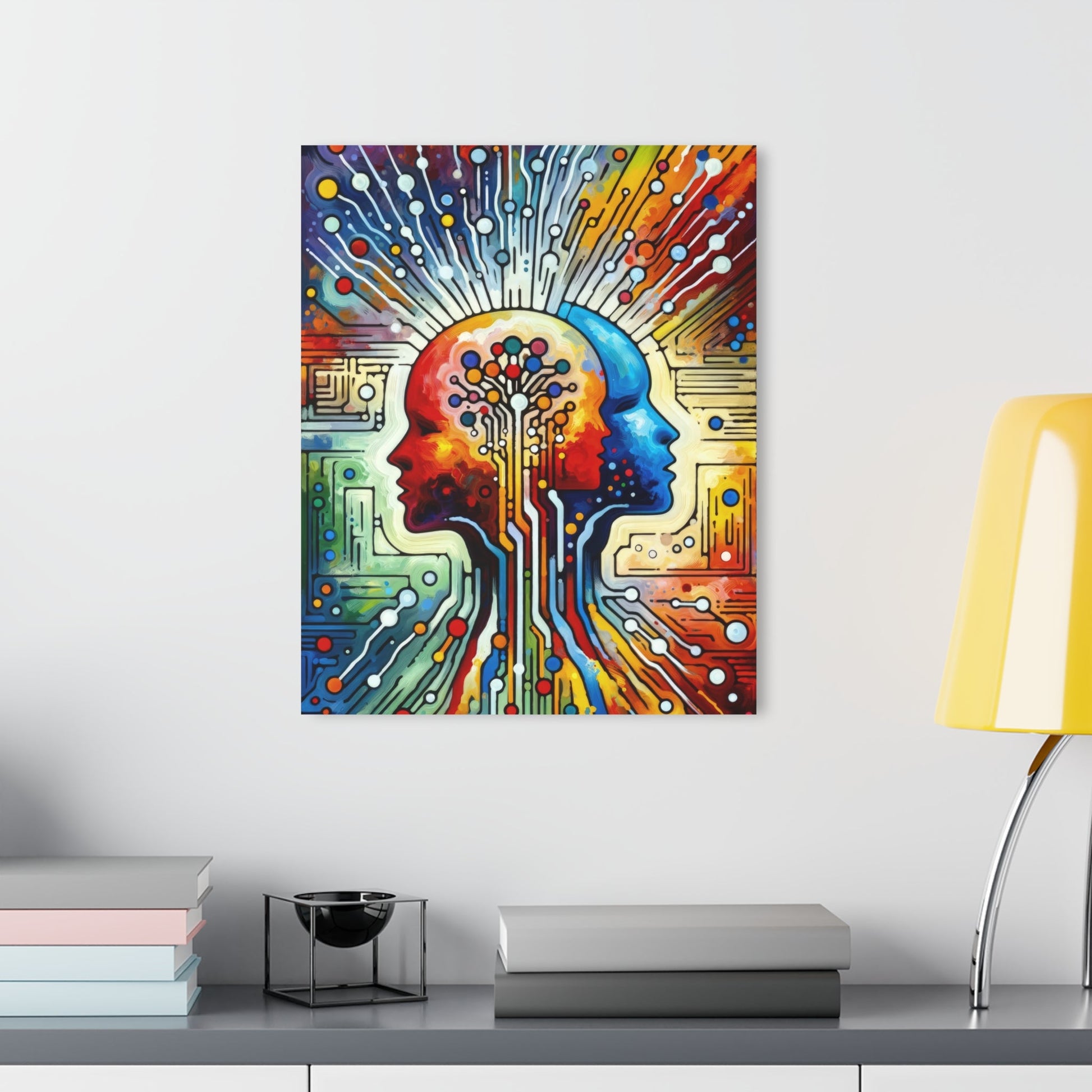 Empathetic Connection Abstract Acrylic Prints (French Cleat Hanging) - ATUH.ART