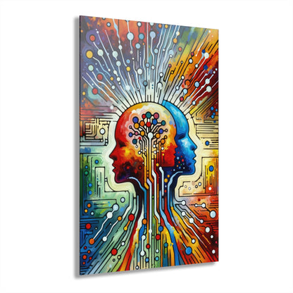 Empathetic Connection Abstract Acrylic Prints (French Cleat Hanging) - ATUH.ART