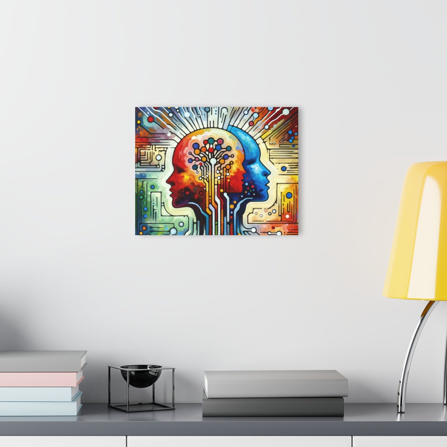 Empathetic Connection Abstract Acrylic Prints (French Cleat Hanging) - ATUH.ART