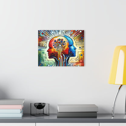 Empathetic Connection Abstract Acrylic Prints (French Cleat Hanging) - ATUH.ART