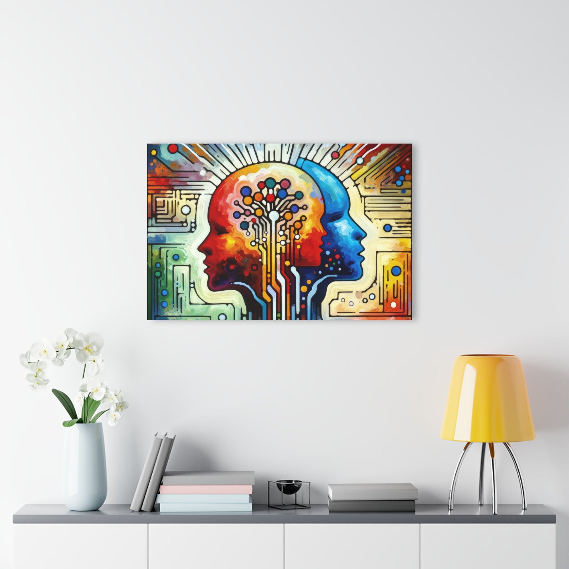 Empathetic Connection Abstract Acrylic Prints (French Cleat Hanging) - ATUH.ART