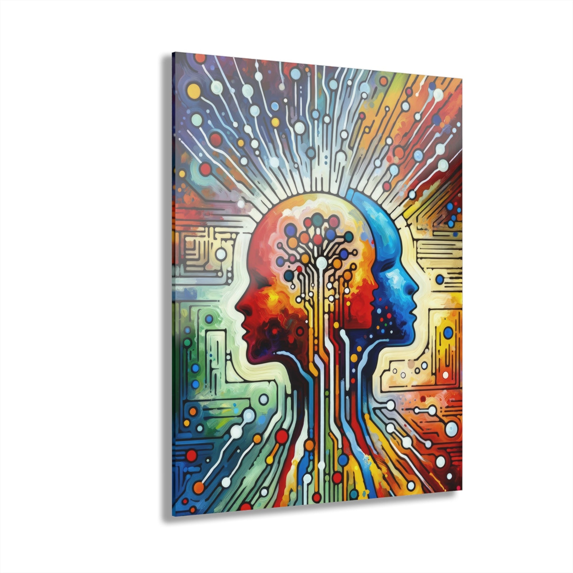 Empathetic Connection Abstract Acrylic Prints (French Cleat Hanging) - ATUH.ART