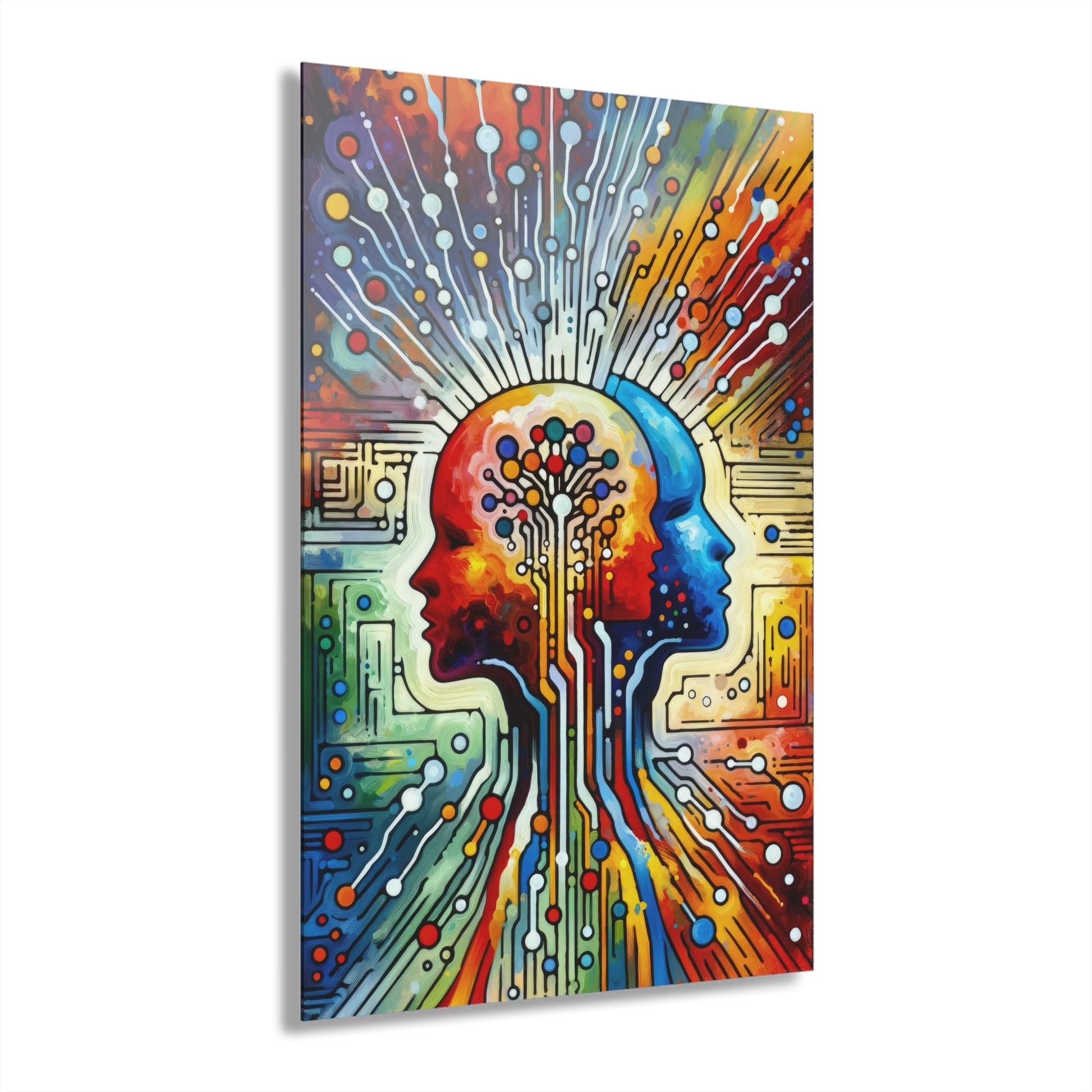 Empathetic Connection Abstract Acrylic Prints (French Cleat Hanging) - ATUH.ART