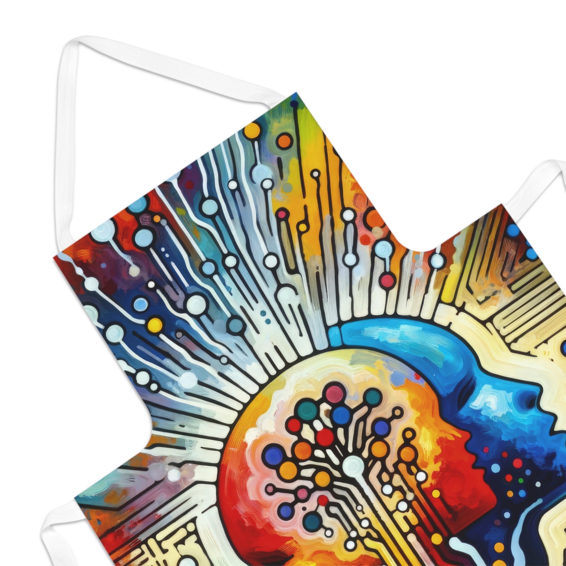 Empathetic Connection Abstract Adult Apron (AOP) - ATUH.ART