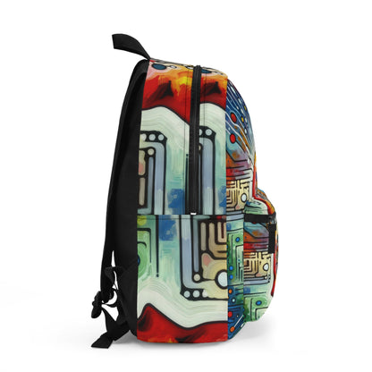 Empathetic Connection Abstract Backpack - ATUH.ART