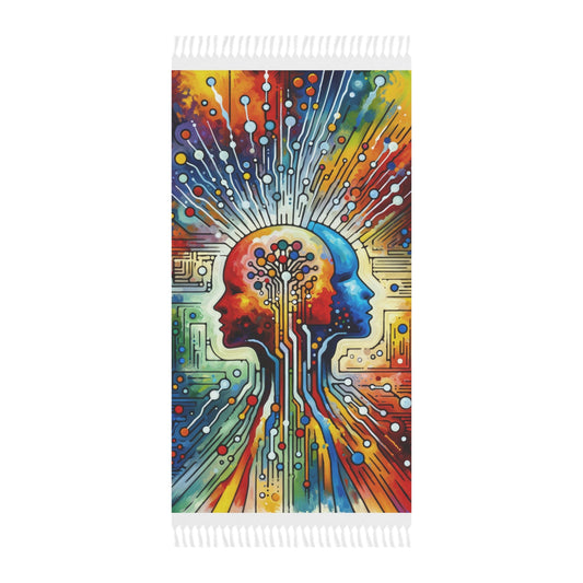 Empathetic Connection Abstract Boho Beach Cloth - ATUH.ART