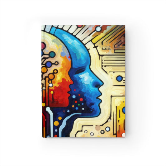 Empathetic Connection Abstract Journal - Blank - ATUH.ART