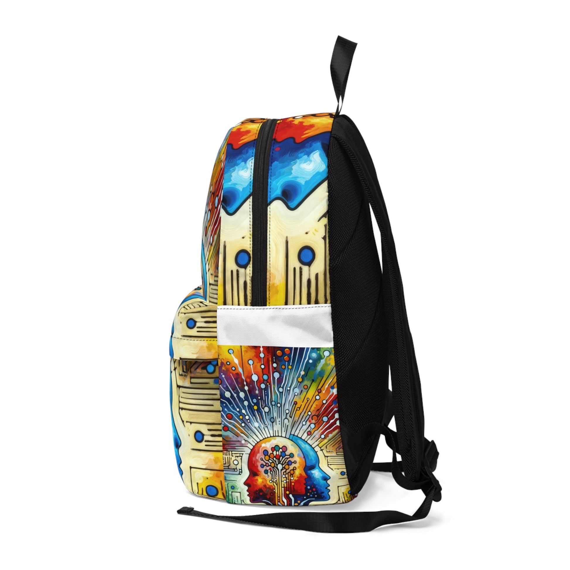 Empathetic Connection Abstract Unisex Classic Backpack - ATUH.ART