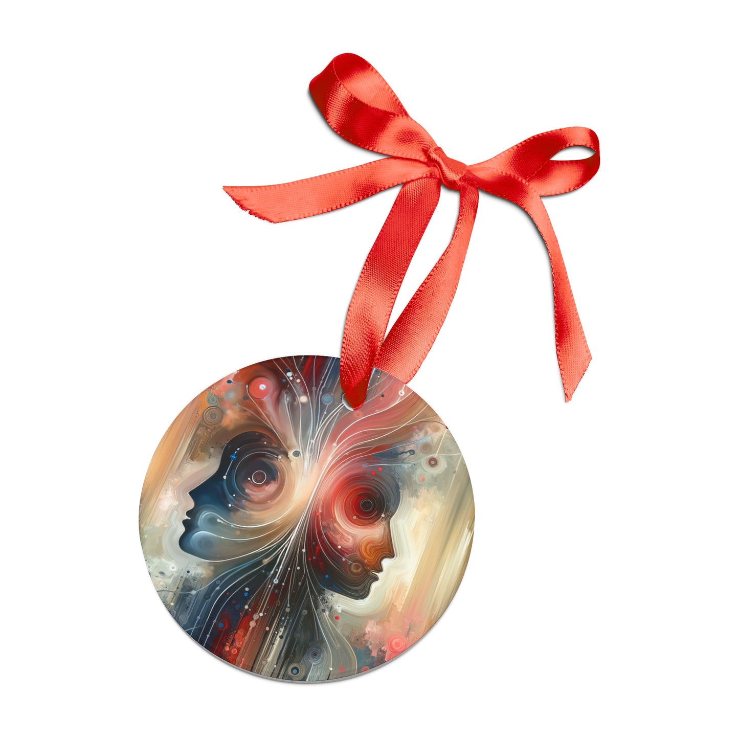 Empathetic Exchange Essence Acrylic Ornament with Ribbon - ATUH.ART