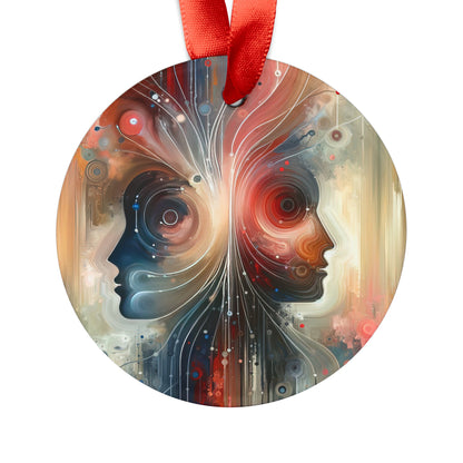 Empathetic Exchange Essence Acrylic Ornament with Ribbon - ATUH.ART
