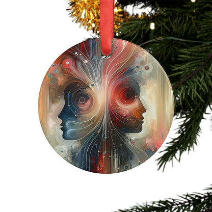 Empathetic Exchange Essence Acrylic Ornament with Ribbon - ATUH.ART