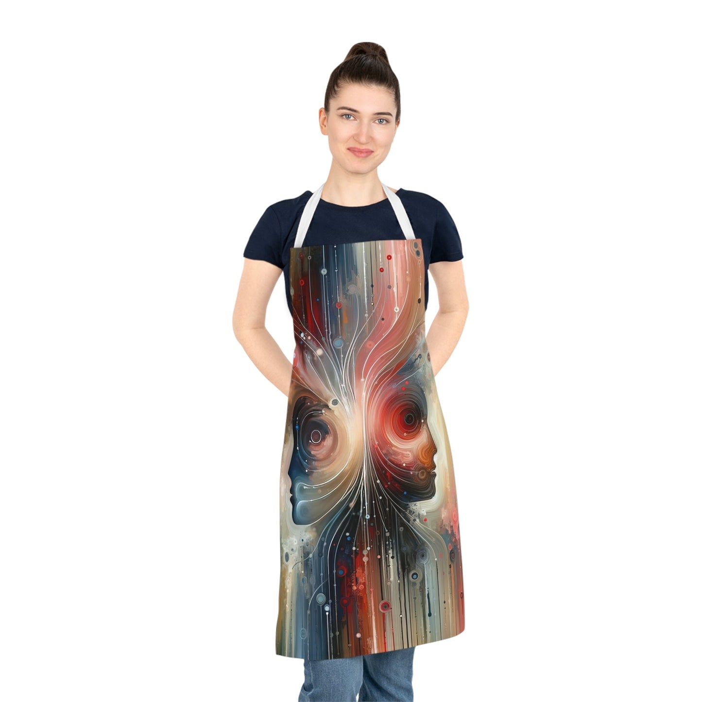 Empathetic Exchange Essence Adult Apron (AOP) - ATUH.ART