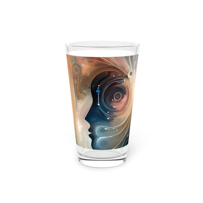 Empathetic Exchange Essence Pint Glass, 16oz - ATUH.ART