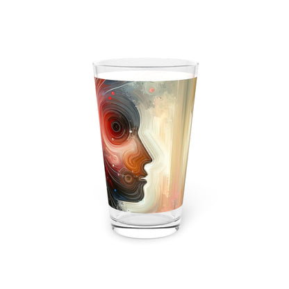 Empathetic Exchange Essence Pint Glass, 16oz - ATUH.ART