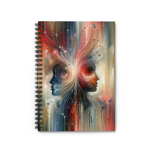 Empathetic Exchange Essence Spiral Notebook - Ruled Line - ATUH.ART