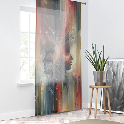 Empathetic Exchange Essence Window Curtain - ATUH.ART