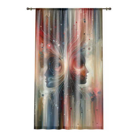 Empathetic Exchange Essence Window Curtain - ATUH.ART