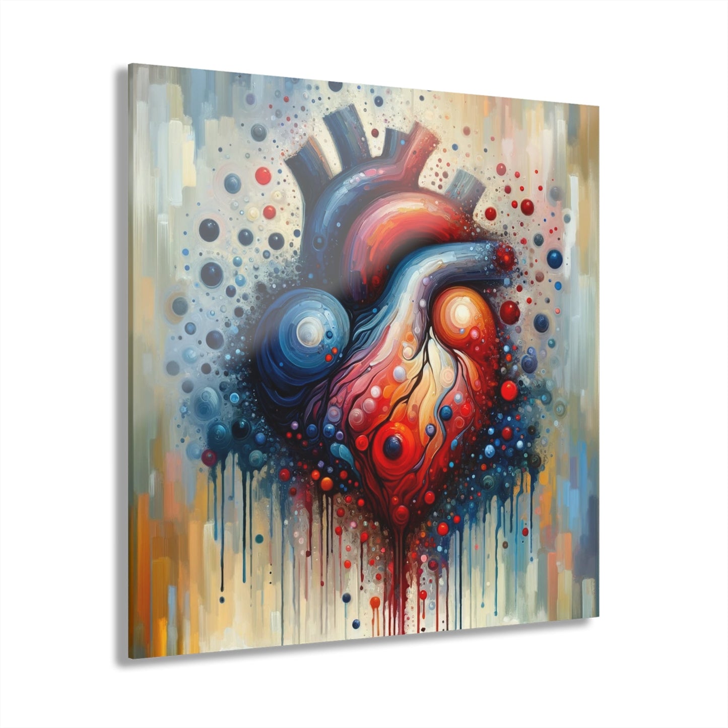 Empathetic Heart Expression Acrylic Prints (French Cleat Hanging) - ATUH.ART