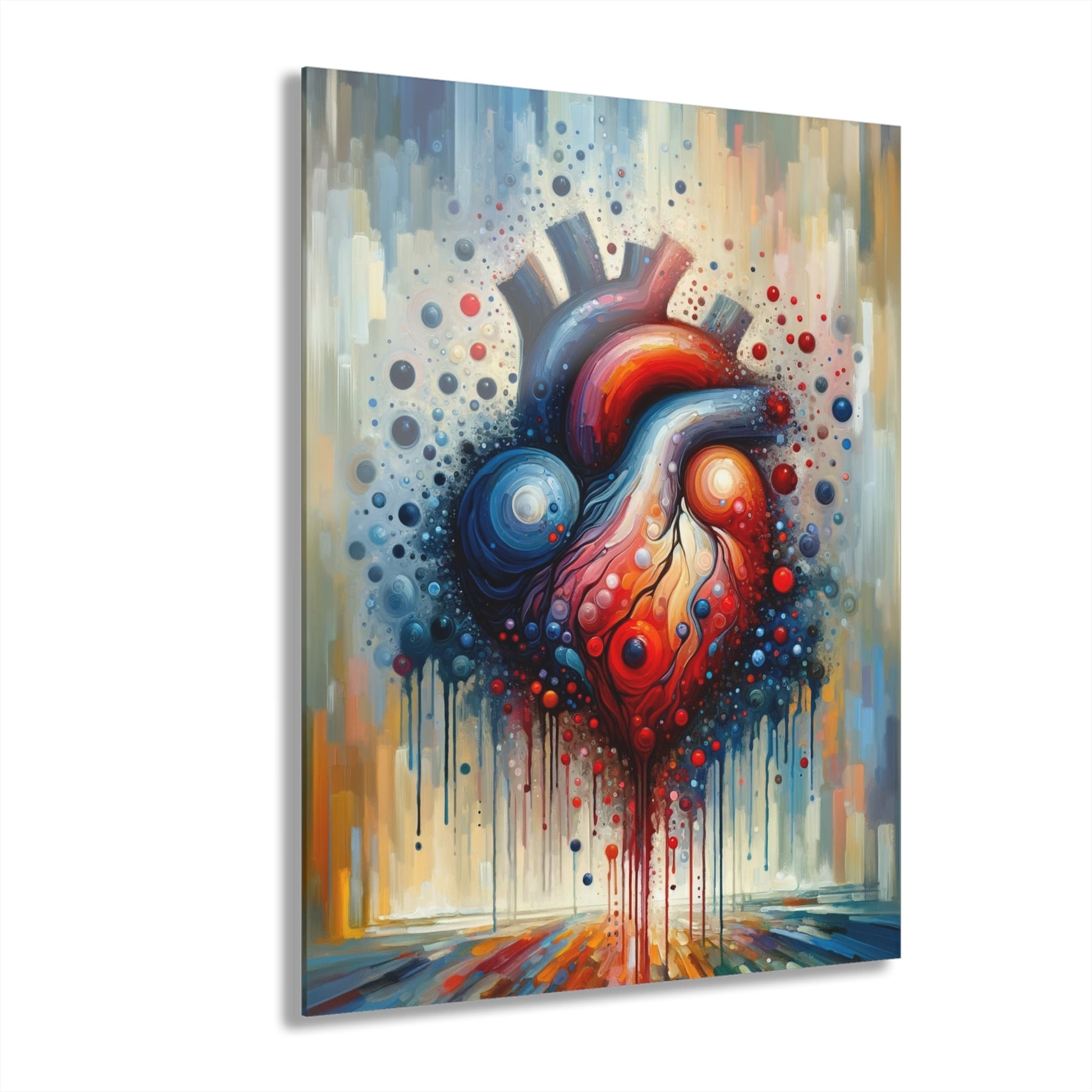 Empathetic Heart Expression Acrylic Prints (French Cleat Hanging) - ATUH.ART