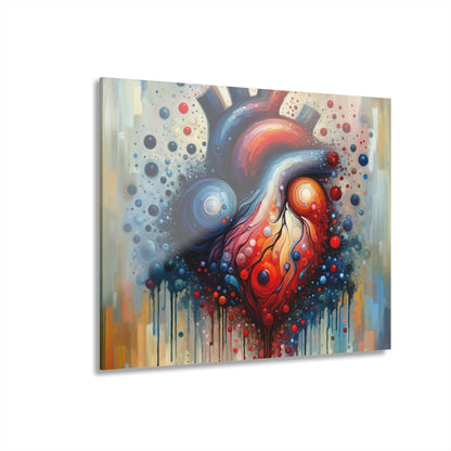 Empathetic Heart Expression Acrylic Prints (French Cleat Hanging) - ATUH.ART