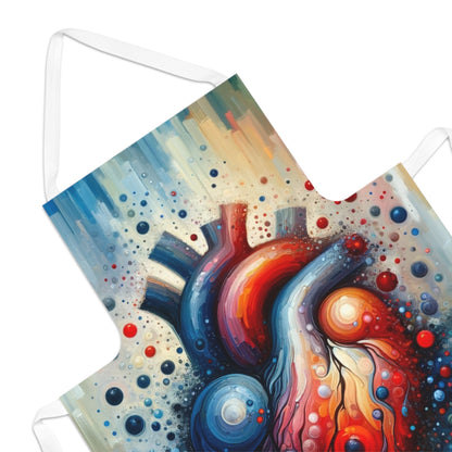 Empathetic Heart Expression Adult Apron (AOP) - ATUH.ART