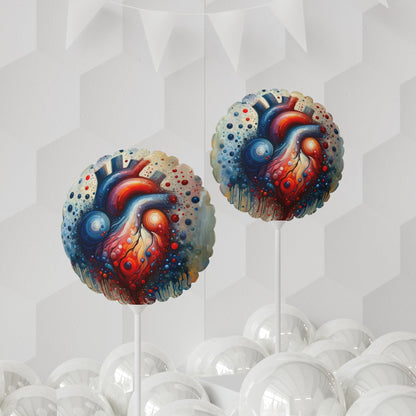 Empathetic Heart Expression Balloon (Round and Heart-shaped), 11" - ATUH.ART