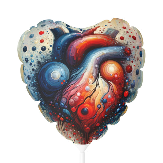 Empathetic Heart Expression Balloon (Round and Heart-shaped), 11" - ATUH.ART