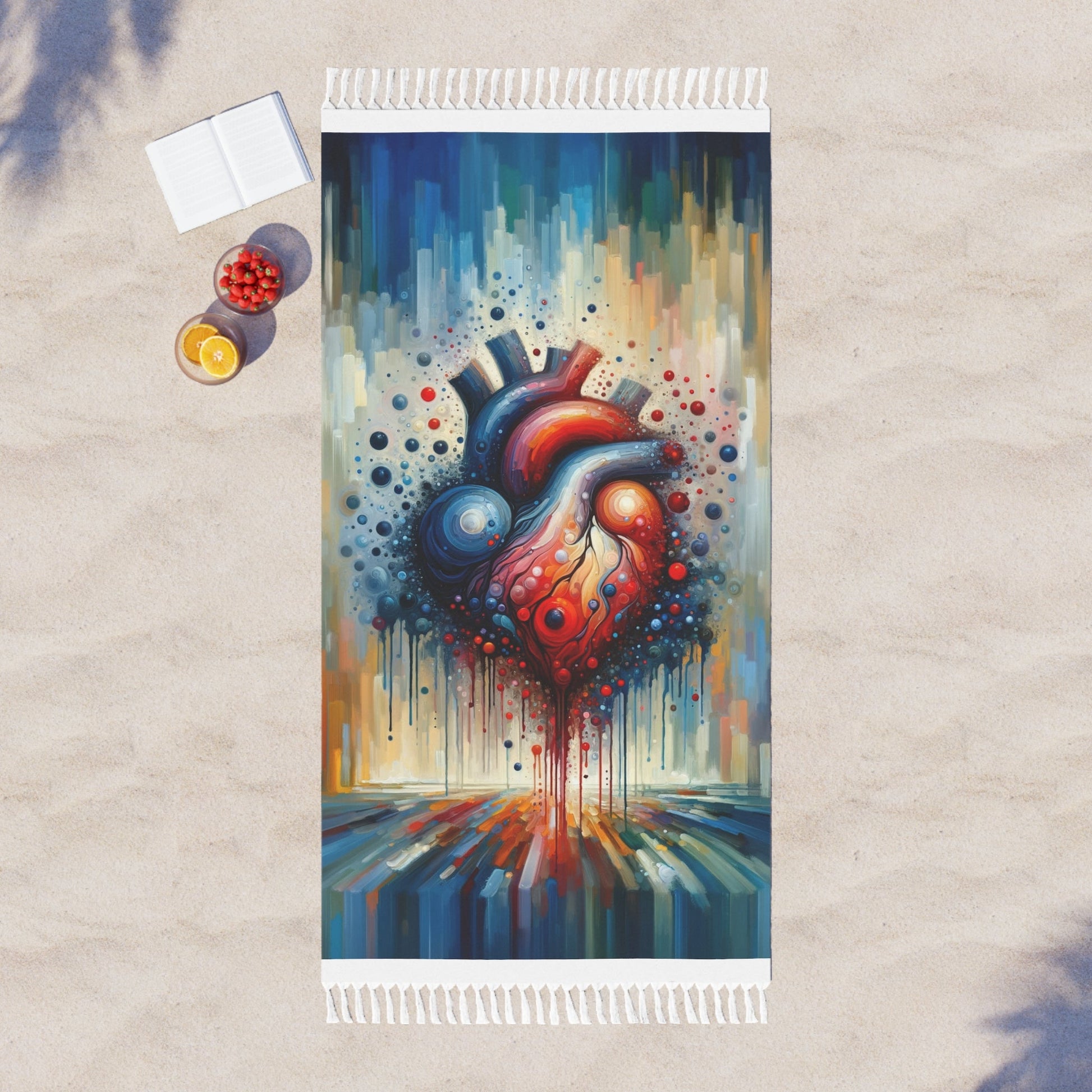 Empathetic Heart Expression Boho Beach Cloth - ATUH.ART