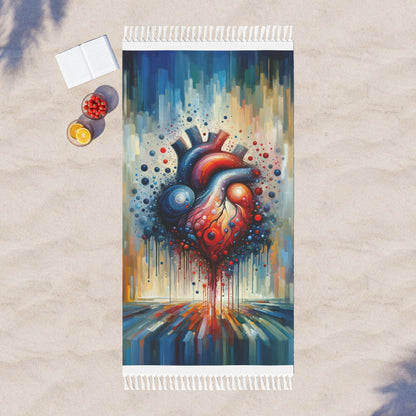 Empathetic Heart Expression Boho Beach Cloth - ATUH.ART