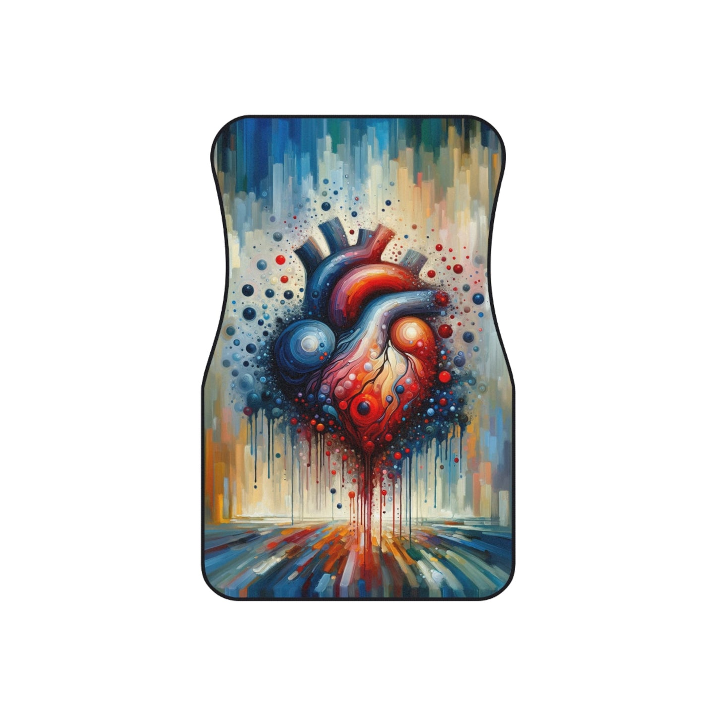 Empathetic Heart Expression Car Mats (2x Front) - ATUH.ART