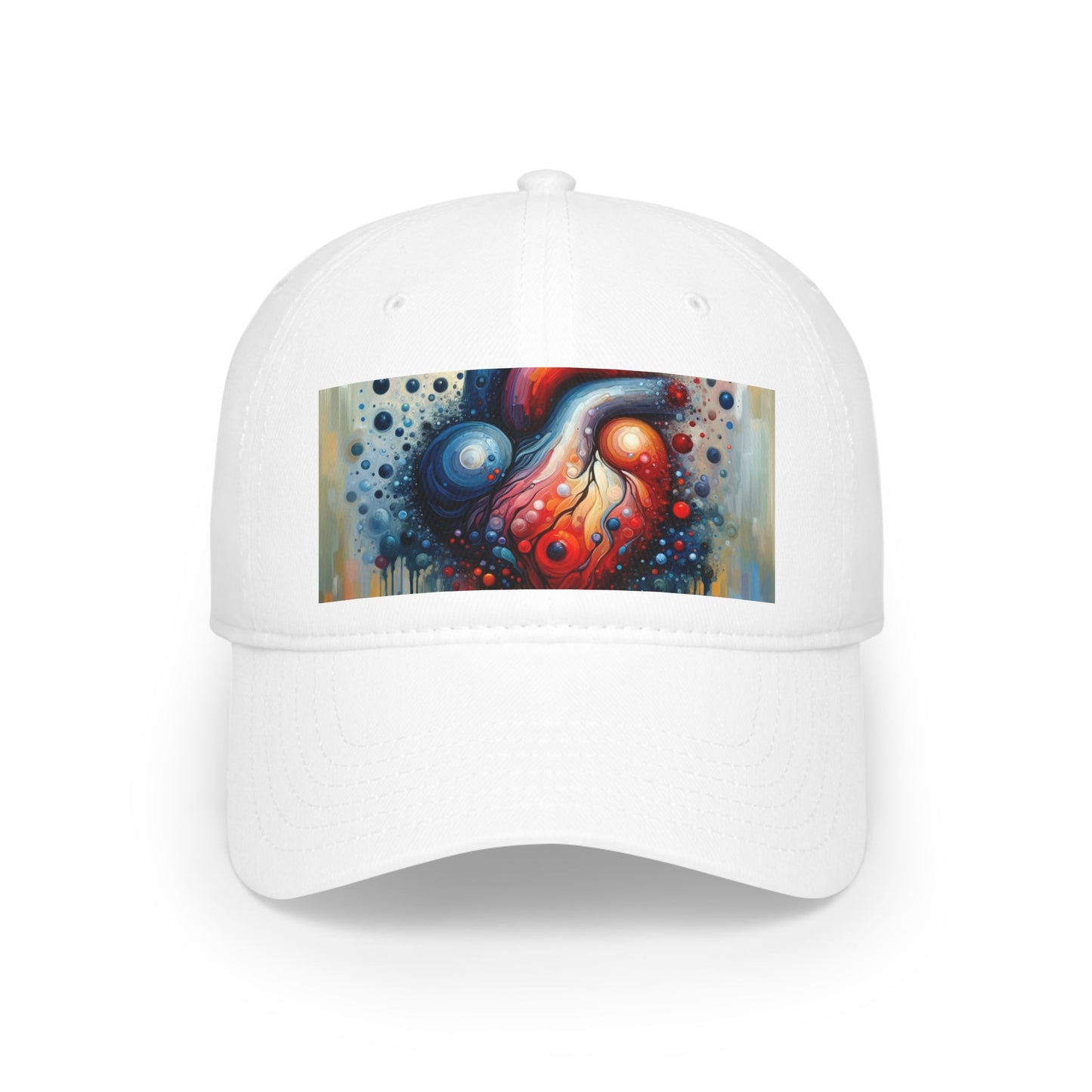 Empathetic Heart Expression Low Profile Baseball Cap - ATUH.ART