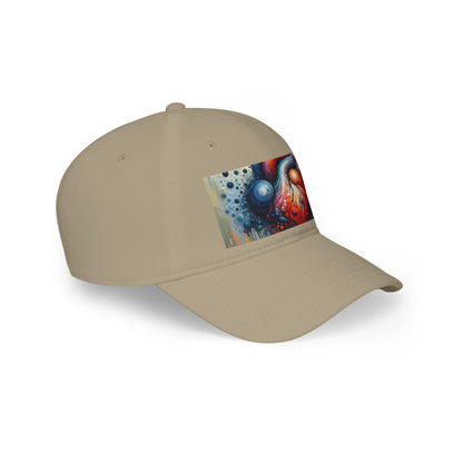 Empathetic Heart Expression Low Profile Baseball Cap - ATUH.ART