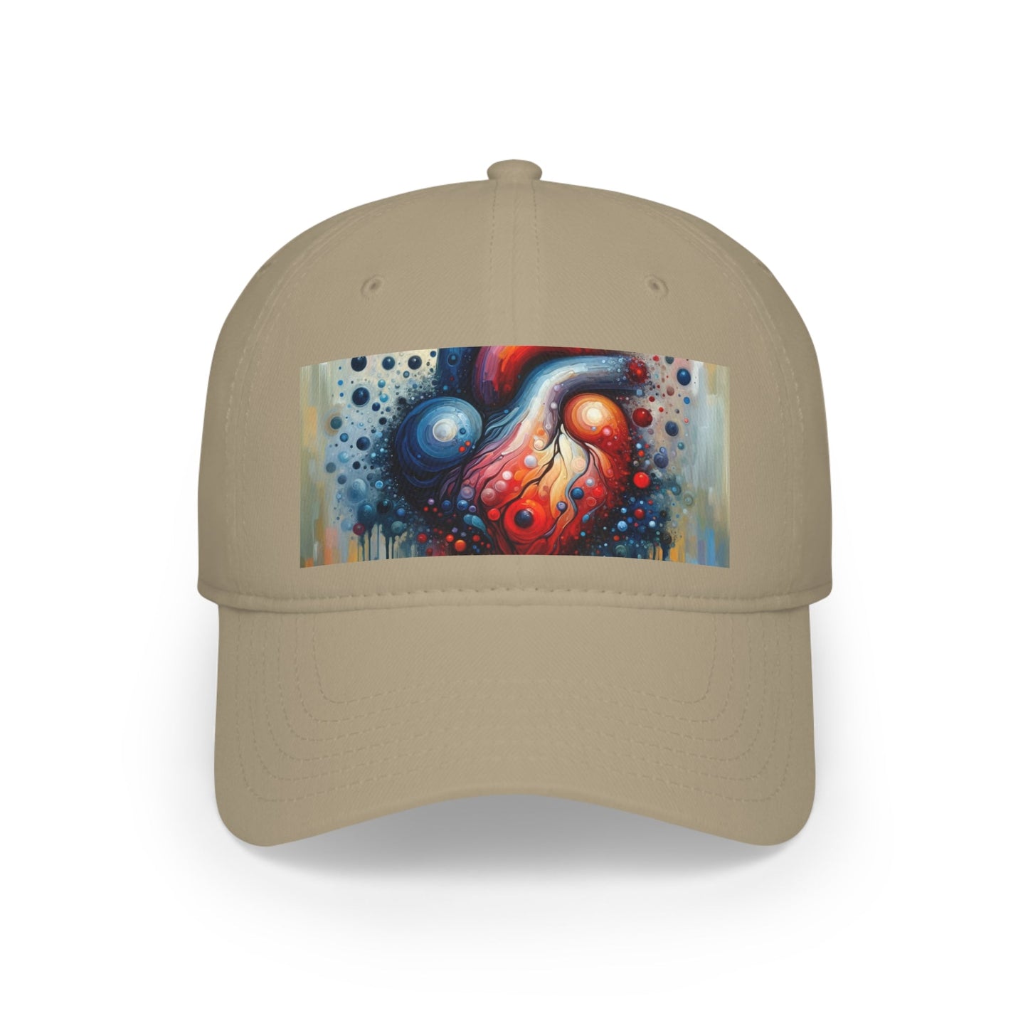 Empathetic Heart Expression Low Profile Baseball Cap - ATUH.ART