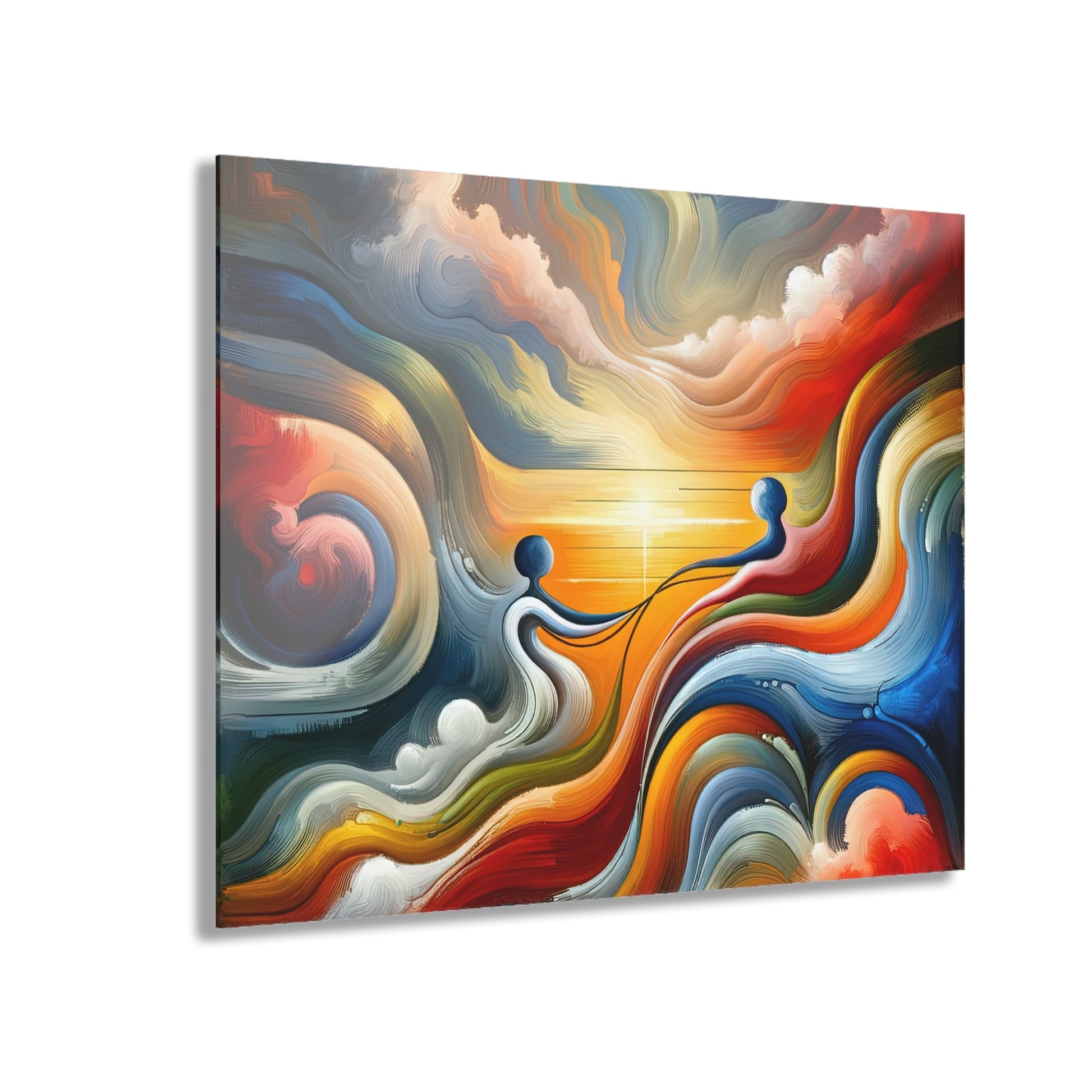 Empathetic Lifeline Abstract Acrylic Prints (French Cleat Hanging) - ATUH.ART