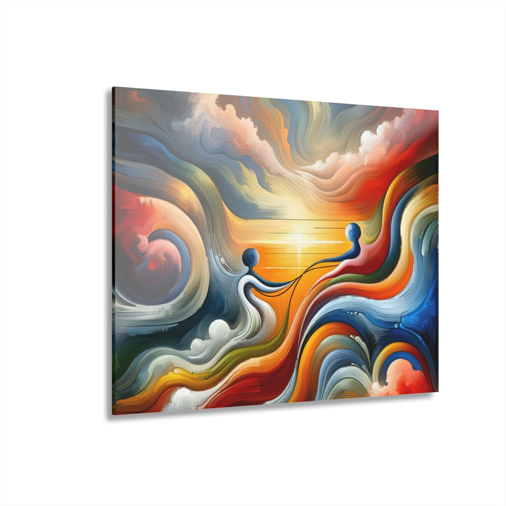 Empathetic Lifeline Abstract Acrylic Prints (French Cleat Hanging) - ATUH.ART