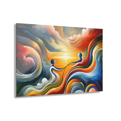 Empathetic Lifeline Abstract Acrylic Prints (French Cleat Hanging) - ATUH.ART