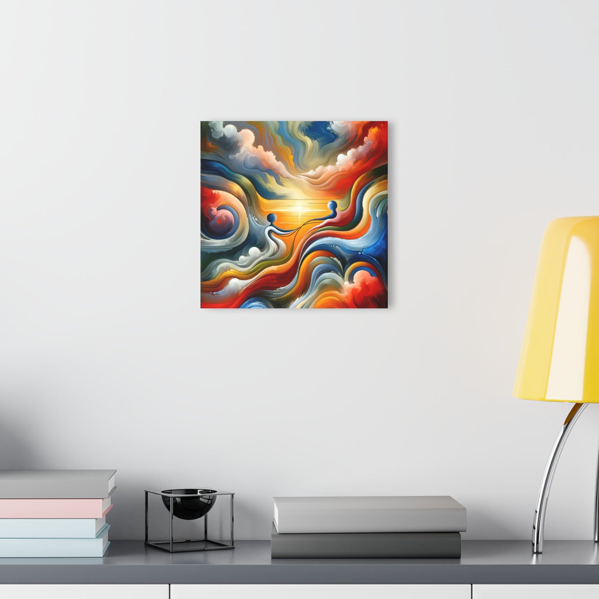 Empathetic Lifeline Abstract Acrylic Prints (French Cleat Hanging) - ATUH.ART